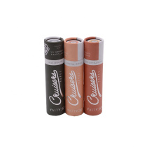 OEM Brand Factory Rigid Cardboard Paper Gift Custom Lipstick Packaging Paper Tube paper lip balm tube